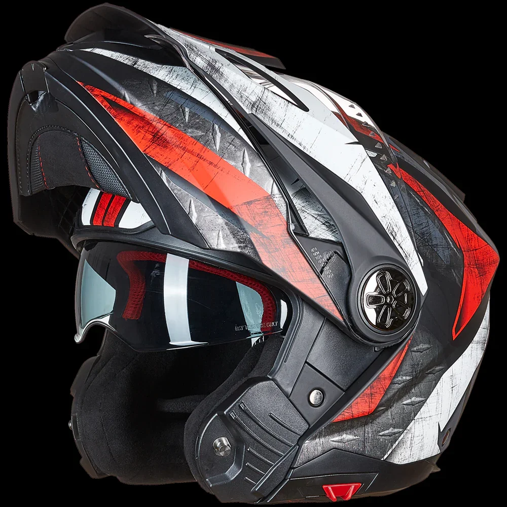 ILM Motorcycle Full Face Modular Helmet Model 909F - Image 2
