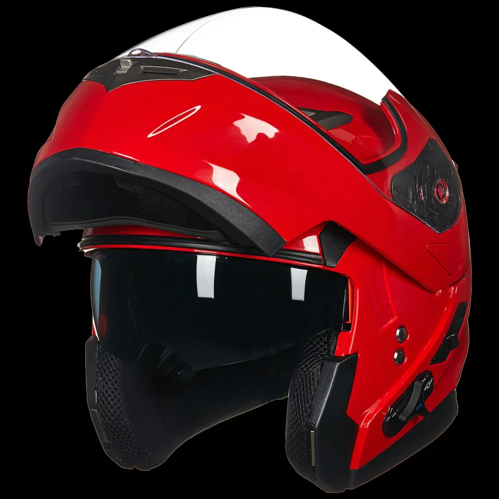 ILM Bluetooth Integrated Modular Flip up Full Face Motorcycle Helmet Model 953PRO - Image 13