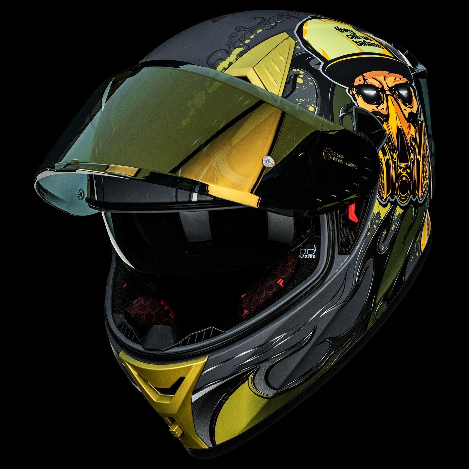 Clearance Sale - ILM Full Face Motorcycle Helmet Model Z501 (5 Colors) - Image 2