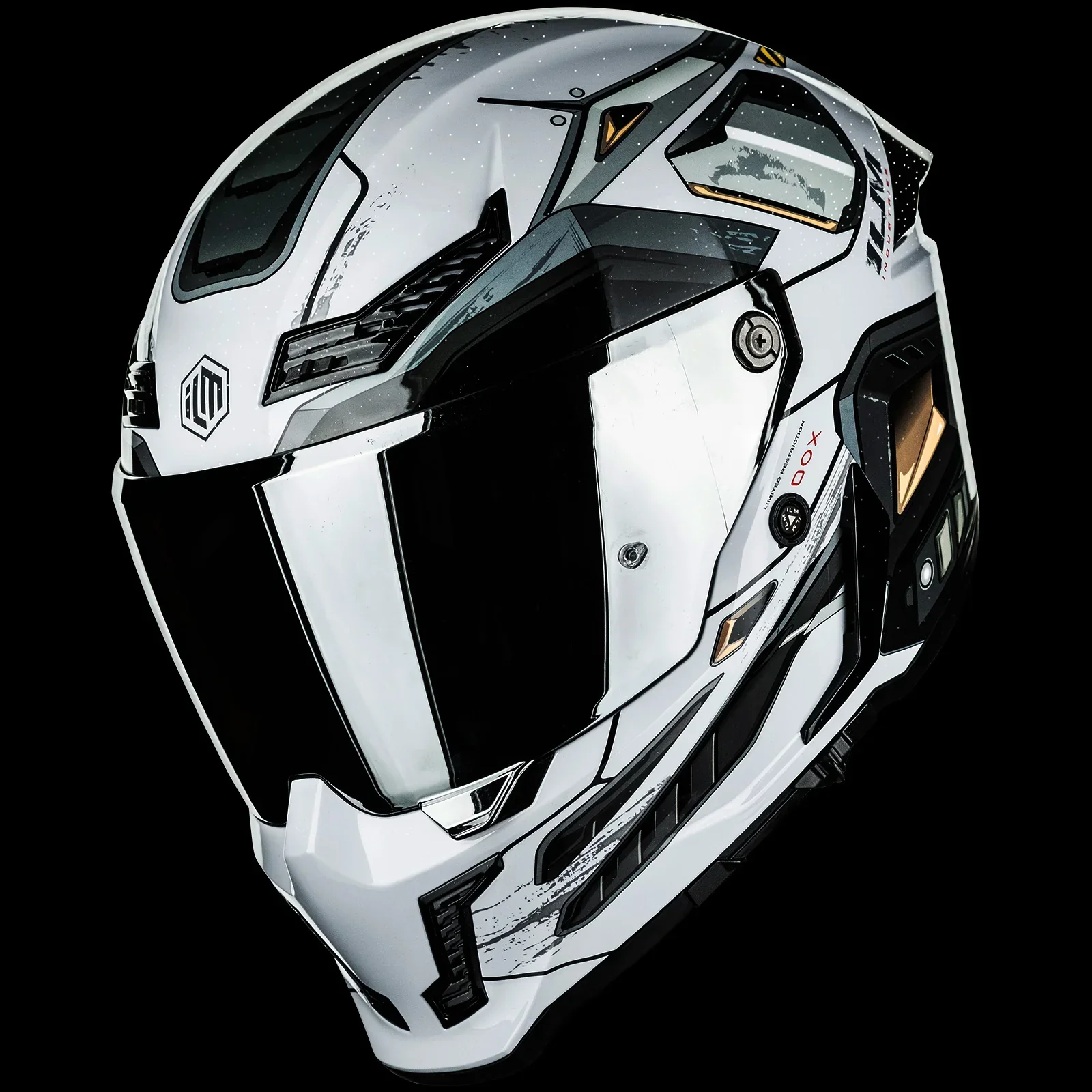 ILM Motorcycle Full Face Helmets DOT ECE Powersports Dual Visor Street Racing with Pinlock Cascos para Motos Model MF509 Pro - Image 3