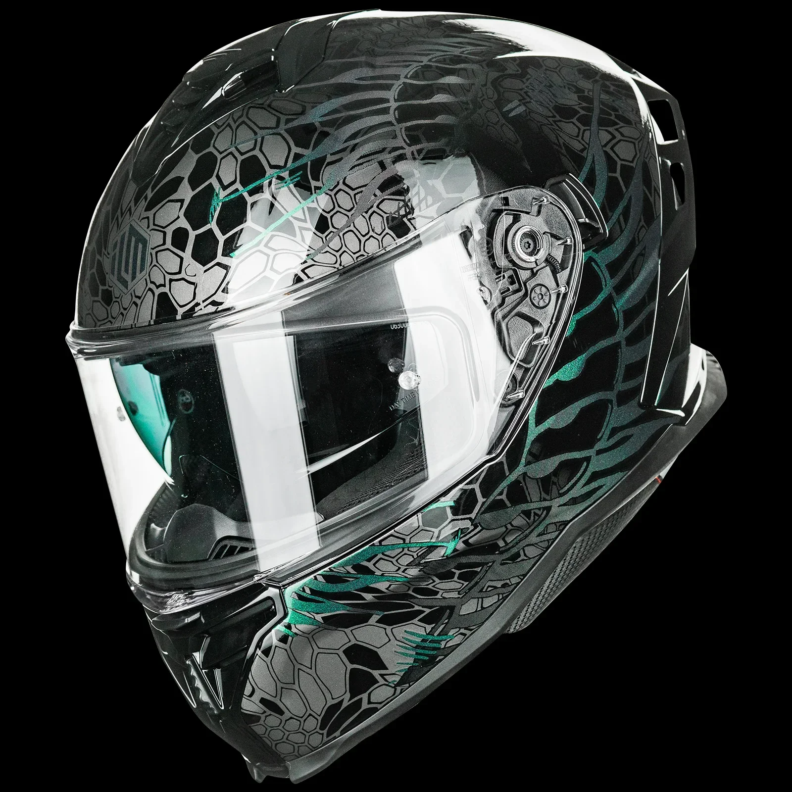 ILM Motorcycle Full Face Street Racing Helmet Model MF567 - Image 5