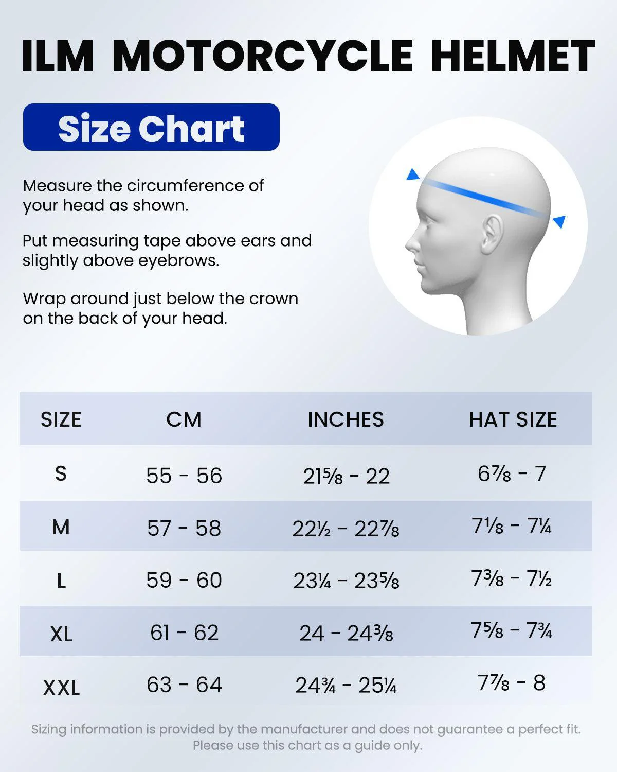 ILM Open Face Motorcycle 3/4 Half Helmet Model 726X - Image 13